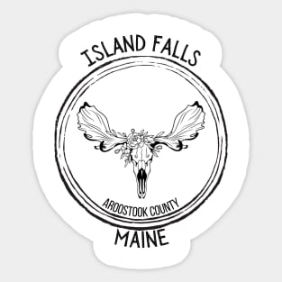 Island Falls Maine Sticker